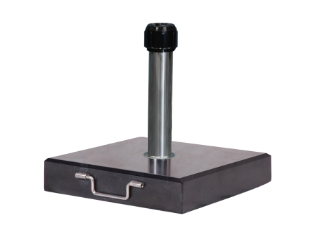 Suport granit Platinum Rome pentru umbrela terasa negru, 30 kg