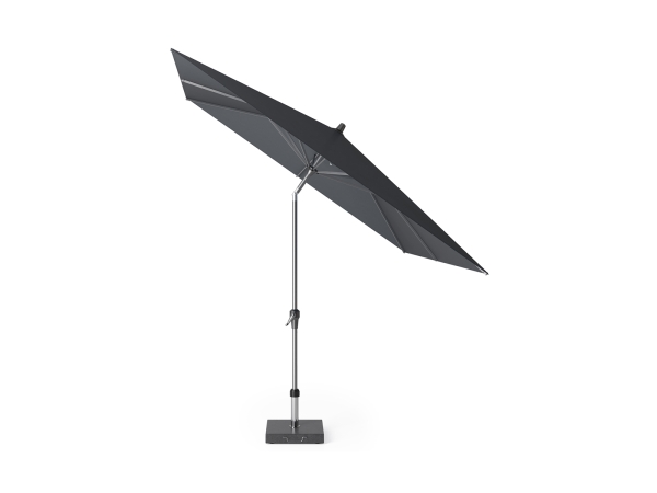 Set umbrela terasa / gradina Platinum Riva 2,5 x 2,5, antracit, suport granit Rome negru 40kg inclus