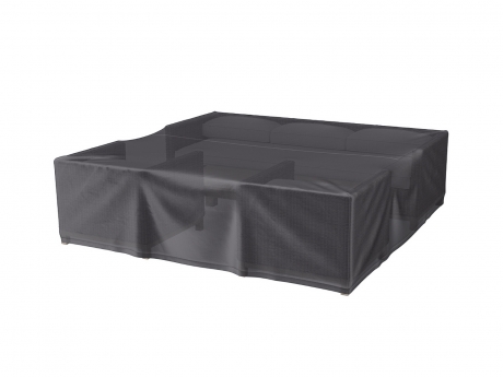 Husa mobilier gradina AeroCover pentru set mobilier, 255x255x70 cm, patrata, antracit