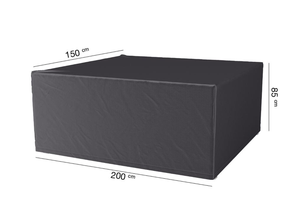 Husa mobilier gradina AeroCover pentru set mobilier, 200x150x85 cm, dreptunghiulara, antracit