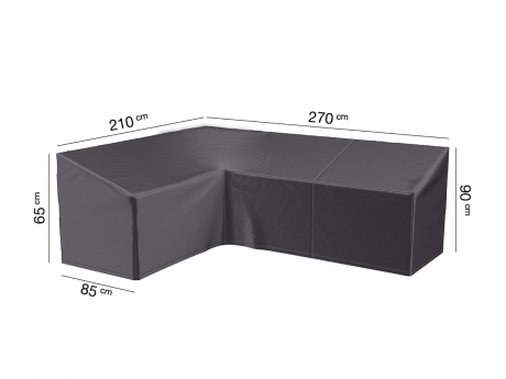 Husa mobilier gradina AeroCover pentru coltar, 270x210x85x65/90 cm, forma L, stanga, antracit