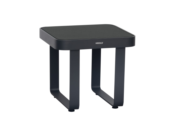 Set mobilier de gradina si terasa Higold Airport, 2 fotolii, canapea si masuta, negru ( Full Black)