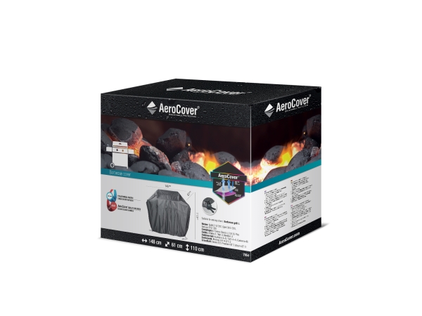 7854 gas barbecue cover L anthracite box Aerocover 8717591778585
