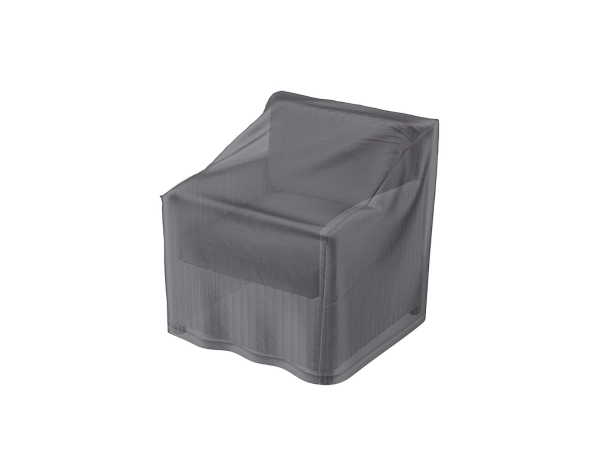 7966 lounge chair cover extra high back 75x78x65 110 anthracite transparent Aerocover 8717591777076