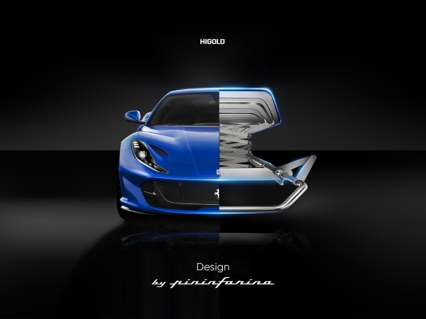 Design Pininfarina royal blue scaled