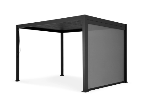 Rulou pentru Pergola Reflect gradina si terasa, textilen si aluminiu, antracit, 4 m