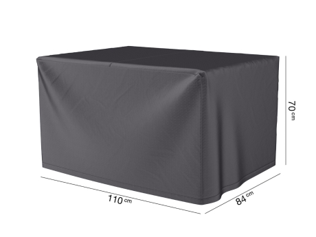 Husa mobilier gradina AeroCover pentru vatra de foc, 110x84x70 cm, dreptunghiulara, antracit