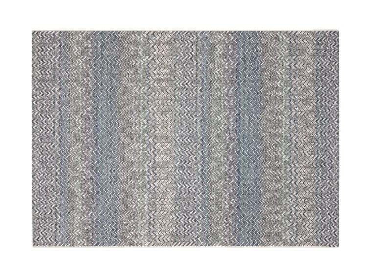 Covor exterior terasa Roolf Living Ziggy dreptunghiular, albastru/bej, 160 x 230 cm
