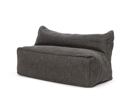 Canapea modulara puf gradina si terasa Roolf Living Dotty, antracit, inaltime sezut 45 cm