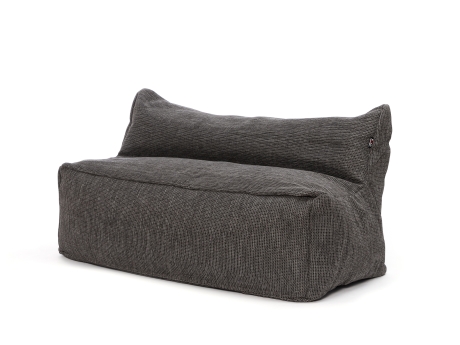 Canapea modulara puf gradina si terasa Roolf Living Dotty, antracit, inaltime sezut 45 cm