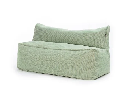 Canapea modulara puf gradina si terasa Roolf Living Dotty Lime, verde, inaltime sezut 45 cm