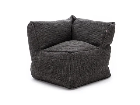 Fotoliu puf gradina si terasa Roolf Living Dotty Club Corner XL, antracit, inaltime sezut 45 cm