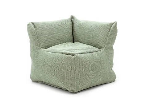 Fotoliu puf gradina si terasa Roolf Living Dotty Club Corner XL Lime, verde, inaltime sezut 45 cm