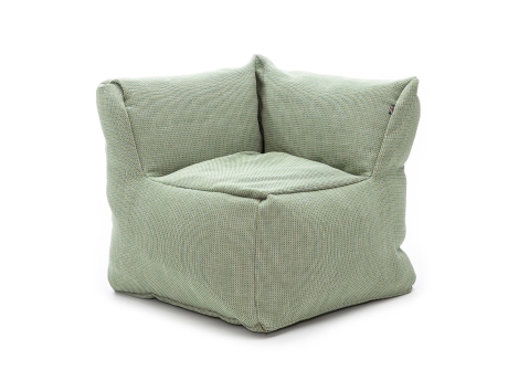 Fotoliu puf gradina si terasa Roolf Living Dotty Club Corner XL Lime, verde, inaltime sezut 45 cm