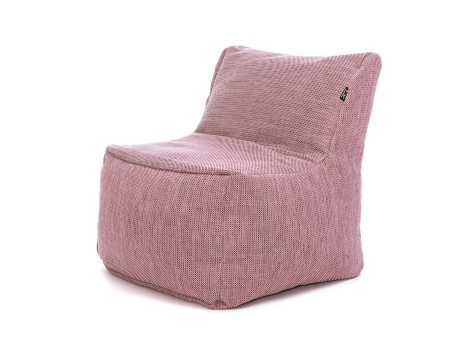Fotoliu puf gradina si terasa Roolf Living Dotty XL Peony, roz, inaltime sezut 45 cm