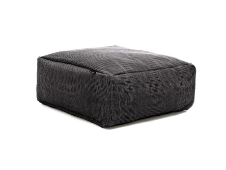 Taburet puf gradina si terasa Roolf Living Dotty dreptunghiular, antracit, 75x75x35 cm
