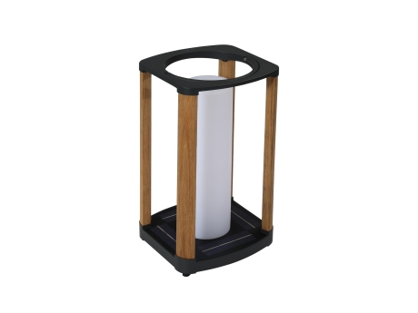 Lampa de gradina si terasa solara Higold Aurora, neagra, mare