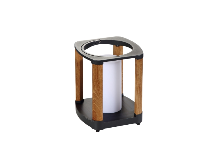 Lampa de gradina si terasa solara Higold Aurora, neagra, mica