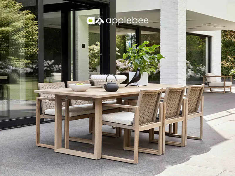 Set mobilier gradina masa si scaune Apple Bee Antigua