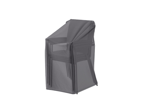 Husa mobilier gradina AeroCover pentru scaune suprapozabile, 67x67x110 cm, dreptunghiulara, antracit