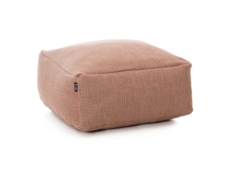 Taburet puf gradina si terasa Roolf Living Dotty dreptunghiular, teracota, 75x75x35 cm