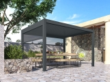 Pergola bioclimatica Pro 3x4 antracit3 scaled