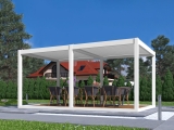 Pergola bioclimatica Pro 3x5.7 alb 1