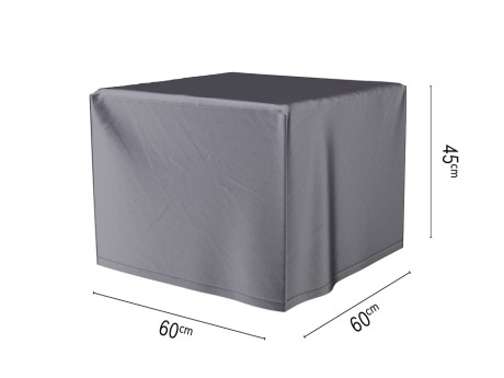 Husa mobilier gradina AeroCover pentru vatra de foc, 60x60x45 cm, dreptunghiulara, antracit