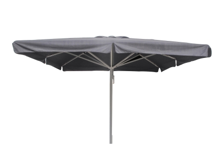 Umbrela terasa Horecalux Karin, 4x4 m, cadru gri, gri