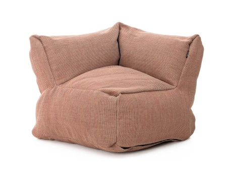 Fotoliu puf gradina si terasa Roolf Living Dotty Club Corner Mediu, teracota, inaltime sezut 35 cm