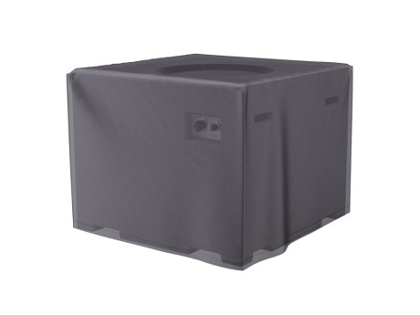 Husa mobilier gradina AeroCover pentru vatra de foc, 82x82x50 cm, dreptunghiulara, antracit