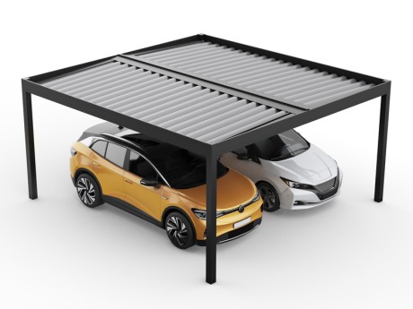 Copertina auto Tarasola din aluminiu, dublu, 590 cm x 600 cm