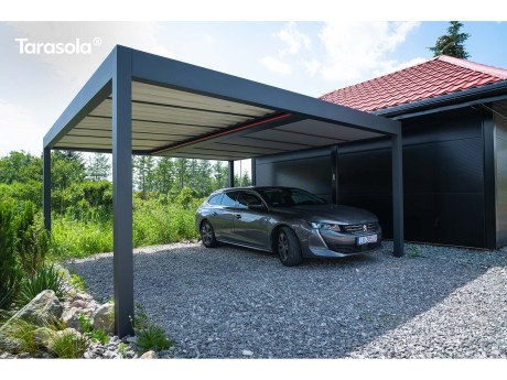 Copertina auto Tarasola din aluminiu, dublu, 590 cm x 600 cm