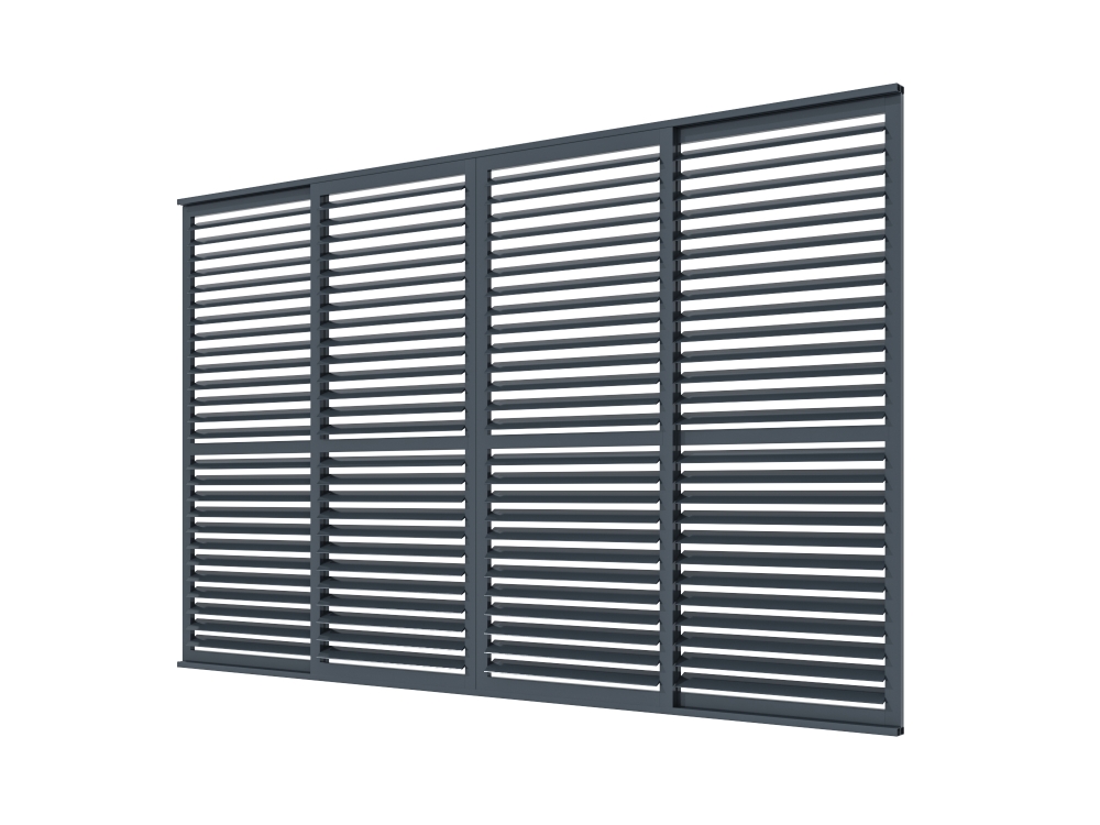 4m side 2 rails 2 panels 1
