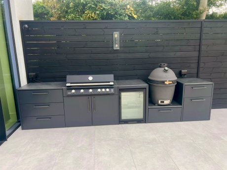 Bucatarie exterioara Brabura Modula, dulap Kamado CT 80