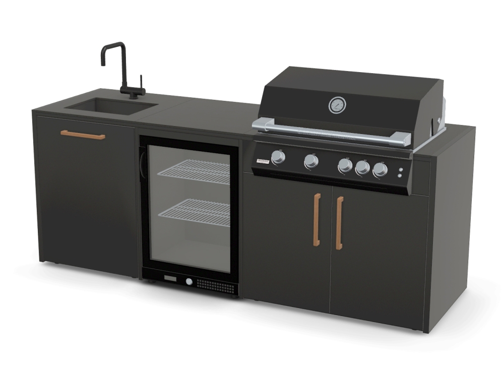 Brabura configuratia 1 chiuveta gratar dulap suport frigider 2