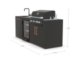 Brabura configuratia 1 chiuveta gratar dulap suport frigider 5