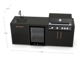 Brabura configuratia 1 chiuveta gratar dulap suport frigider 6